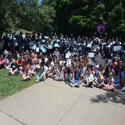  Washington High School Graduating Class of 2023 Inspiration Walk at the Washington Park Elementary 